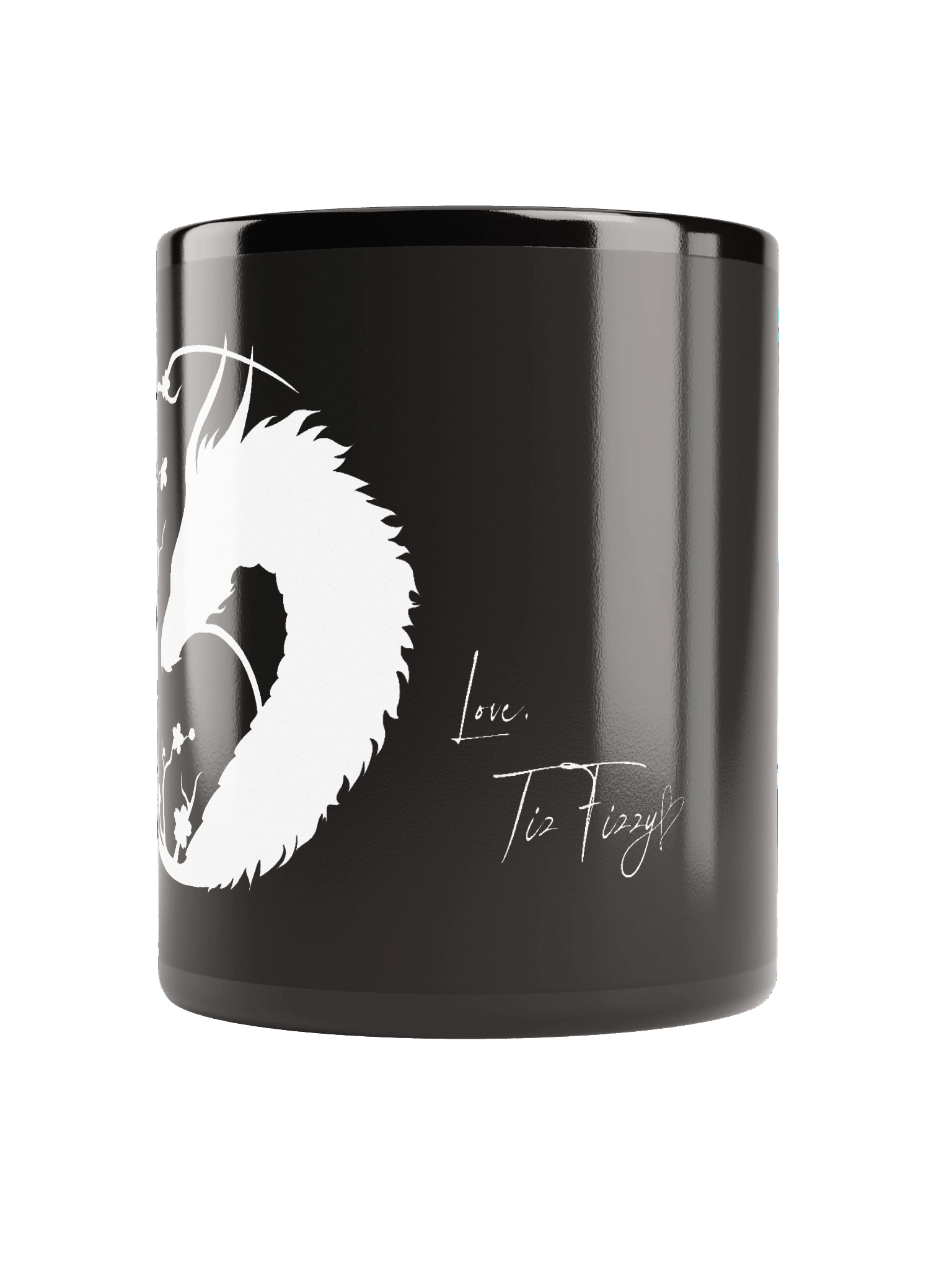 Broc's White Logo on Black Mug product image (10)