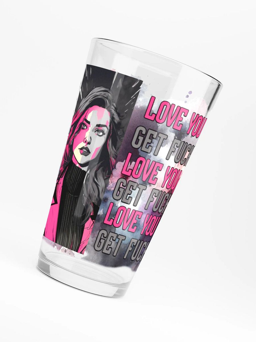 Love You, Get Fucked, Shaker Pint Glass product image (6)