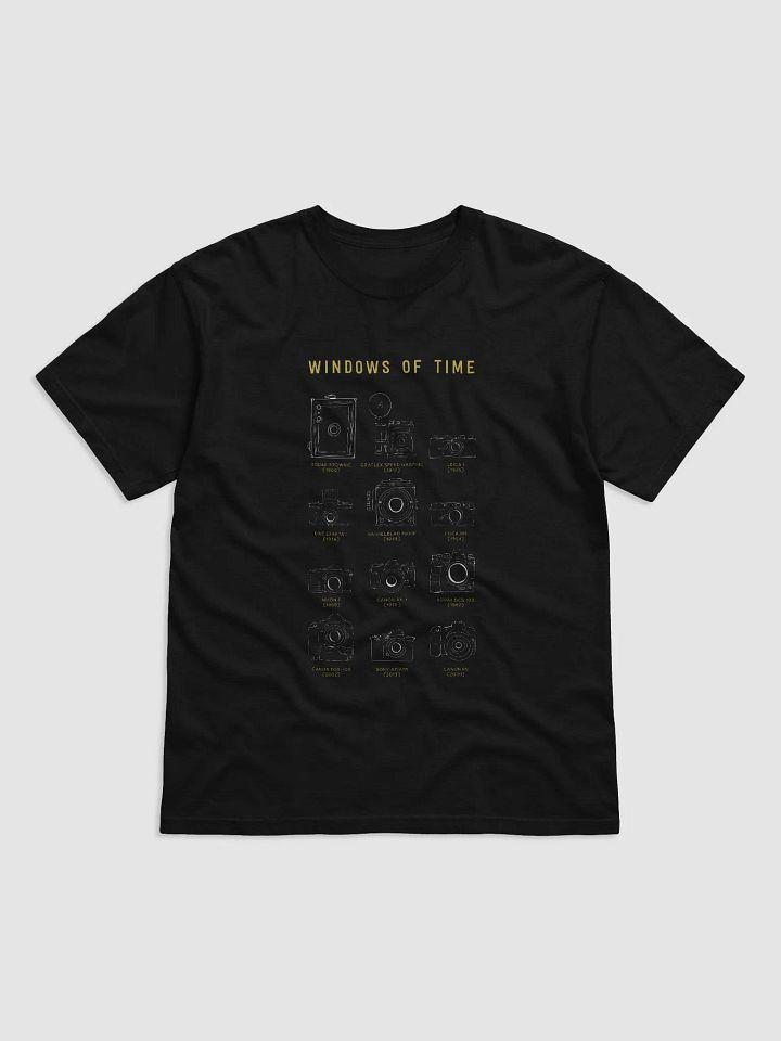 Camera Evolution - T-shirt - Dark Mode product image (1)