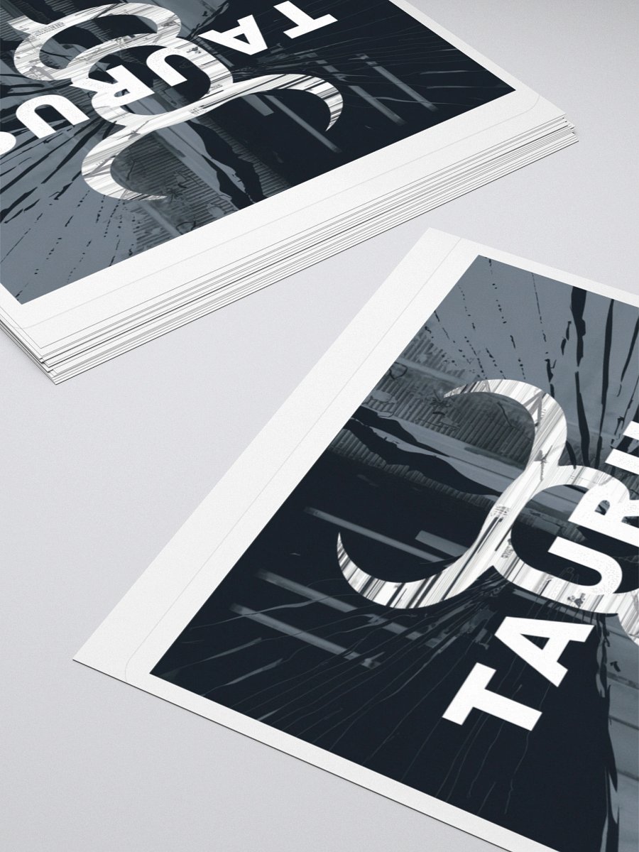 Taurus Zodiac Sticker - Minimalist Bull Horns - Durable Vinyl product image (11)