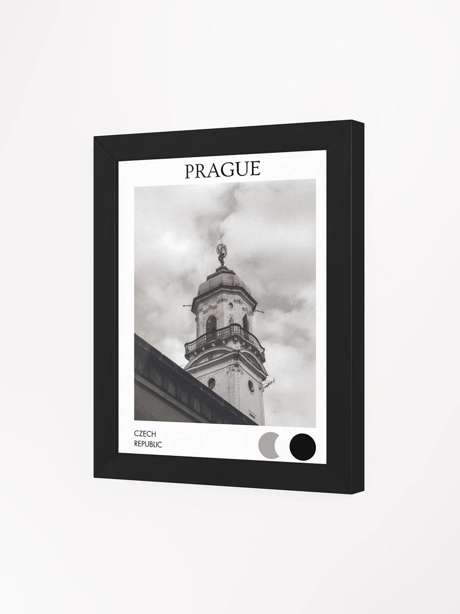 Spires of Prague I - Black & White / Framed product image (3)