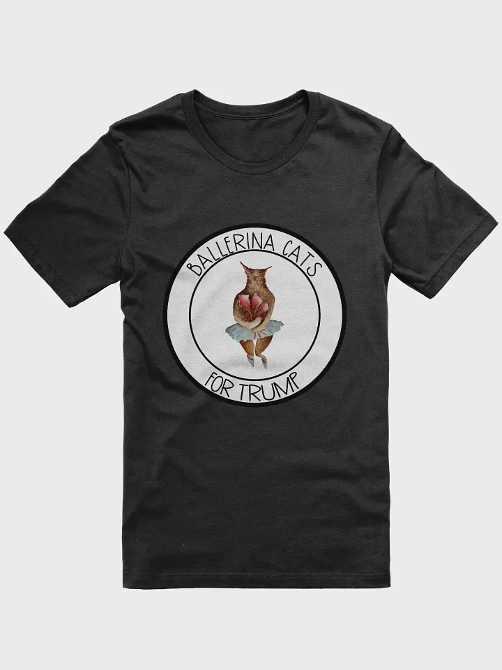 Ballerina Cat With Roses For Trump T-Shirt product image (2)