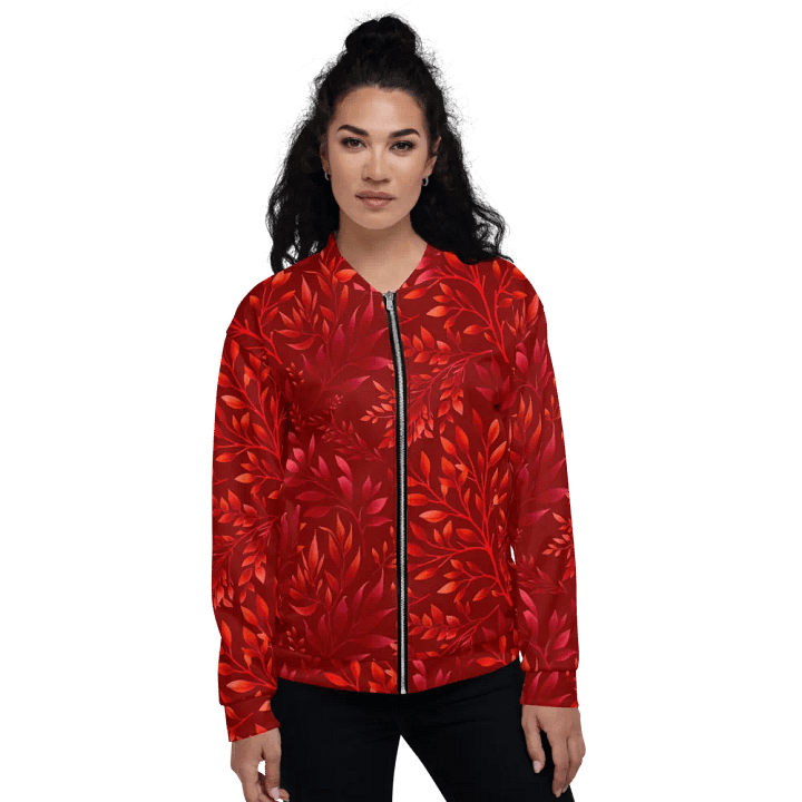 Branches Burgundy Bomber Jacket product image (2)
