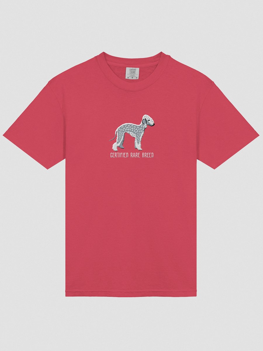 Certified Rare Breed T-Shirt(Embroidered) of a Bedlington Terrier(Blue) product image (43)