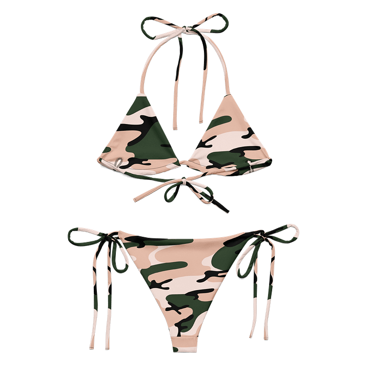 Eco-Camo Chic String Bikini Set product image (1)