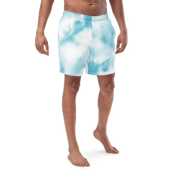 Blue Tye Dye Swim Trunks product image (1)