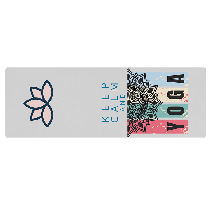 Keep Calm Yoga Mat product image (1)
