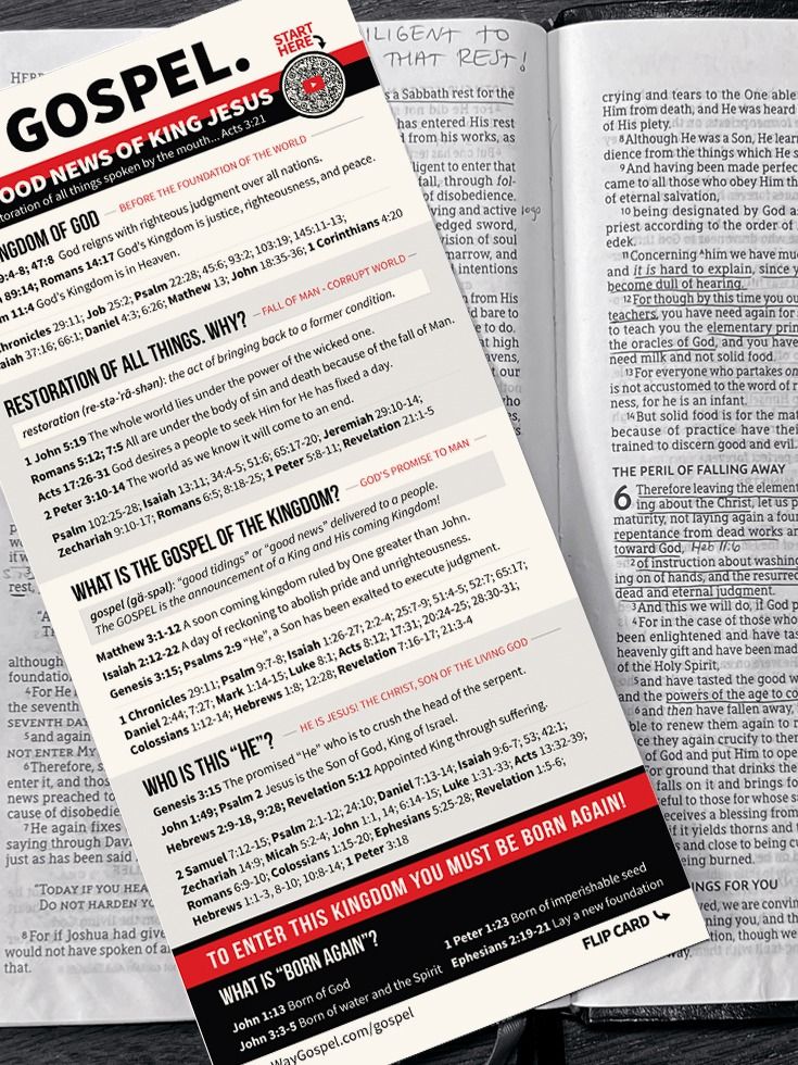GOSPEL Card (Sets of 10) product image (3)
