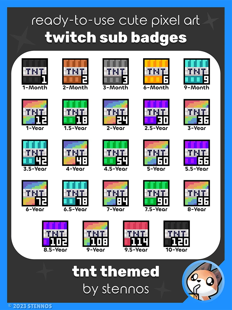 TNT Badges - Twitch Badge Pack product image (2)