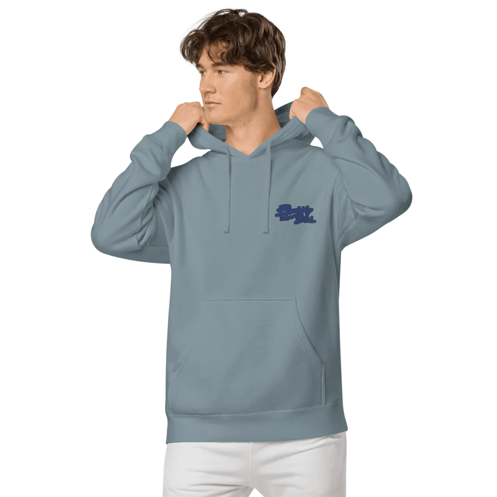 Bubbly and a B*tch (L.C. lake design) embroidered pigment-dyed hoodie product image (6)