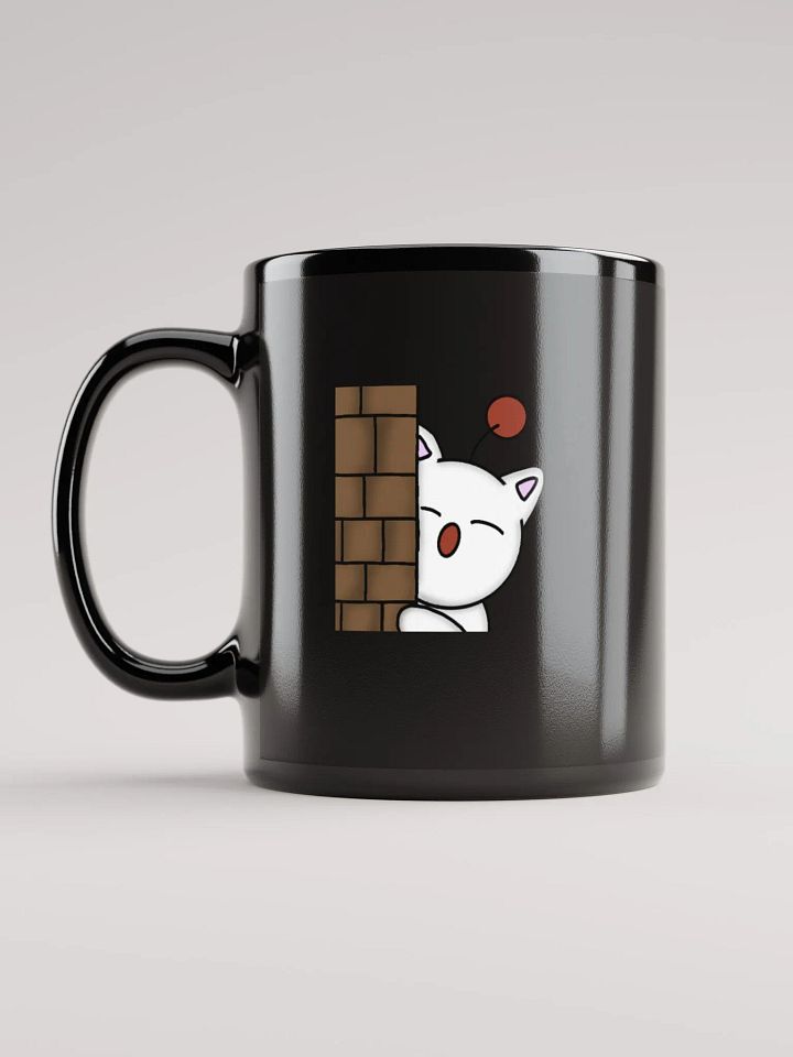 moogle peek black mug product image (1)