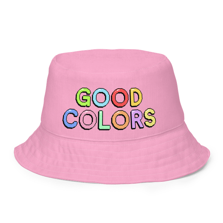pixel pop reversable bucket hat product image (1)