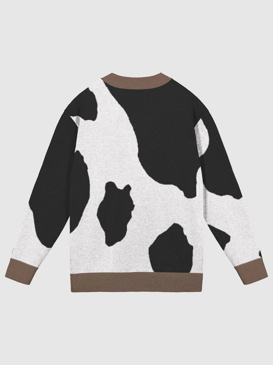 Hey Look at That: The Cow Print Knitted Cardigan – Only 100 Pieces Available! product image (2)