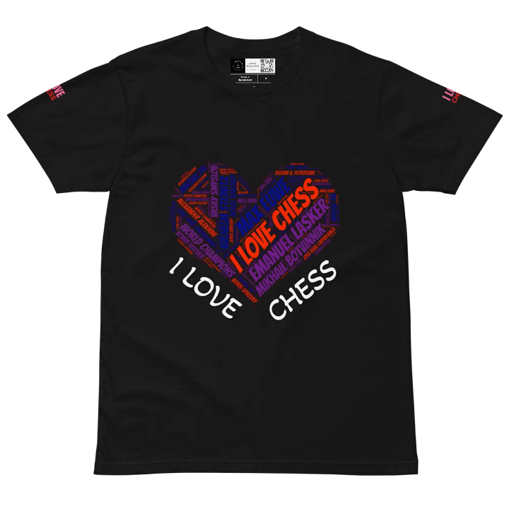 I Love Chess T-Shirt product image (2)