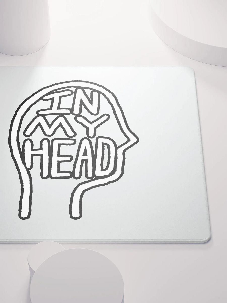 In My Head (lined design, #763D7D) mouse pad product image (5)