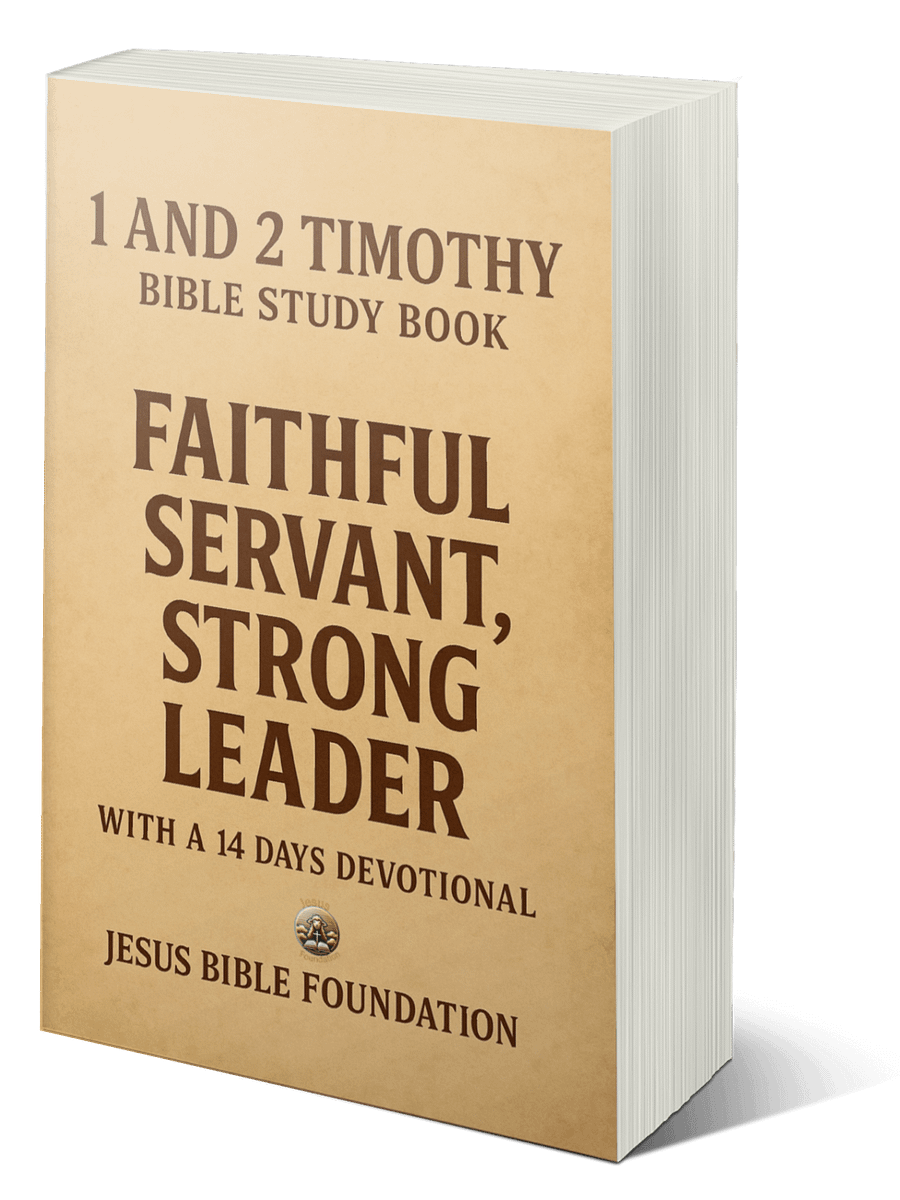 1 and 2 Timothy Bible Study Book: Faithful Servant, Strong Leader With A 14 Days Devotional product image (1)