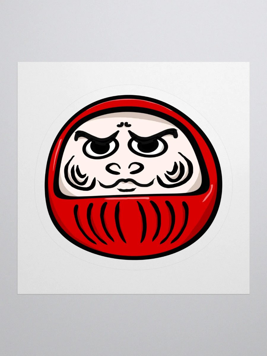 Daruma Doll Perseverance Stickers product image (3)