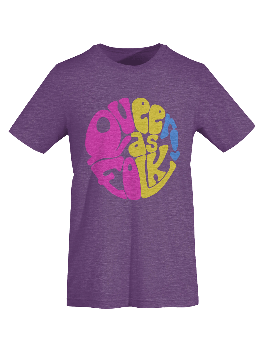 Pansexual Queer as Folk big print tee product image (7)