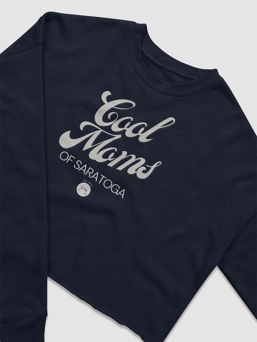 Cool Moms of Saratoga Crop Sweatshirt product image (8)