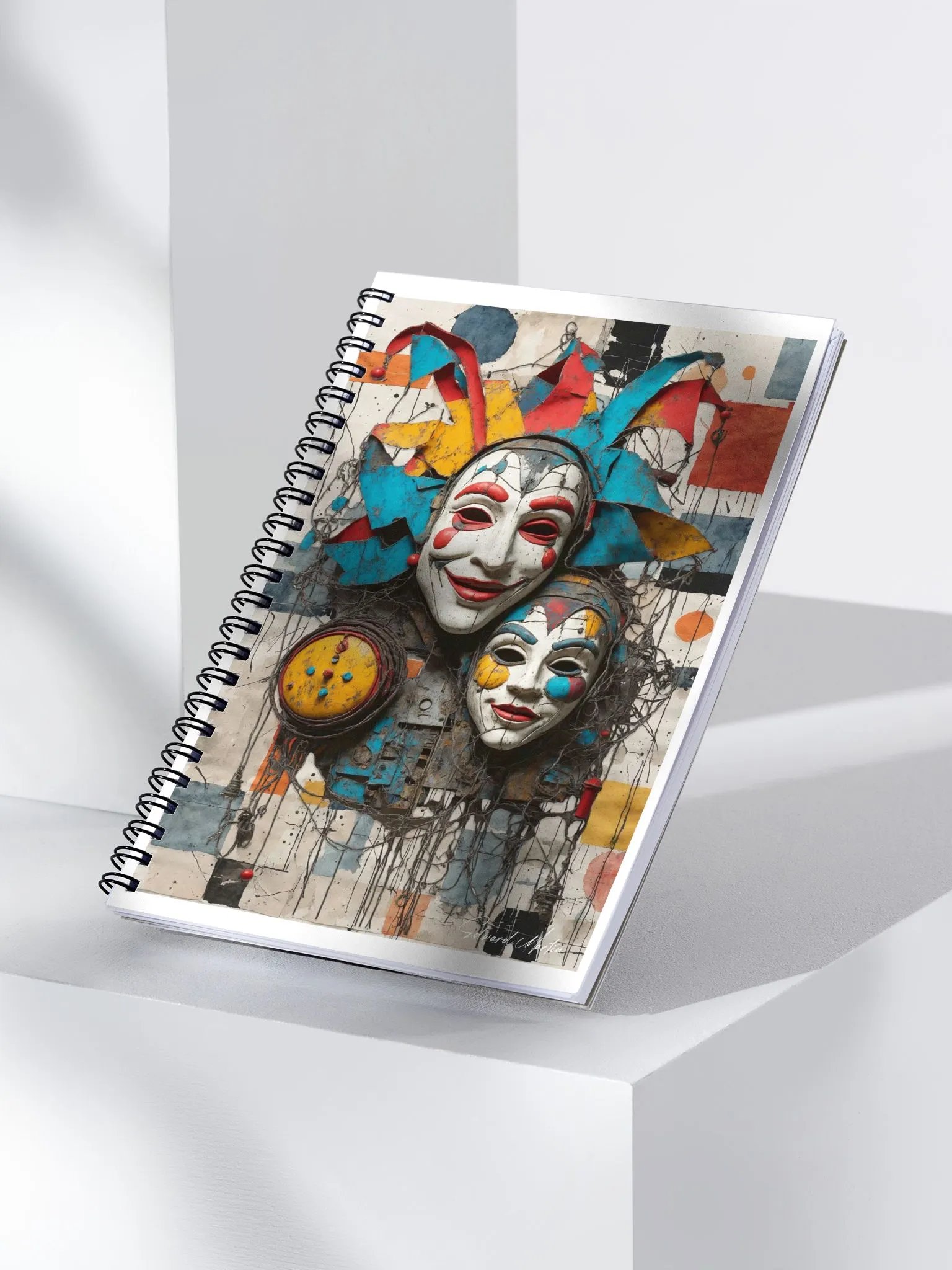 Masked Splendor Spiral Notebook product image (3)