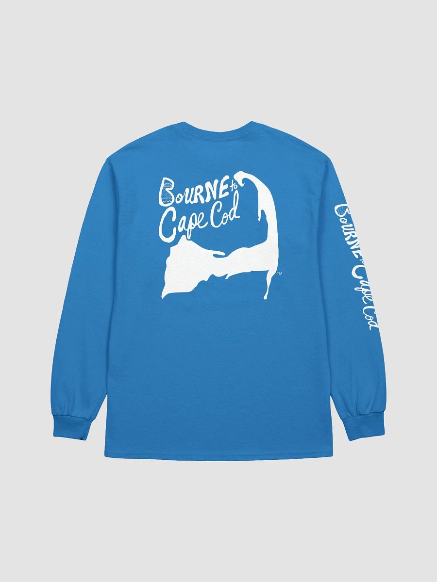 Women's | BOURNE to Cape Cod™ | Ultra Cotton Long Sleeve T-Shirt by Gildan | White Logo on Multiple Colors product image (2)