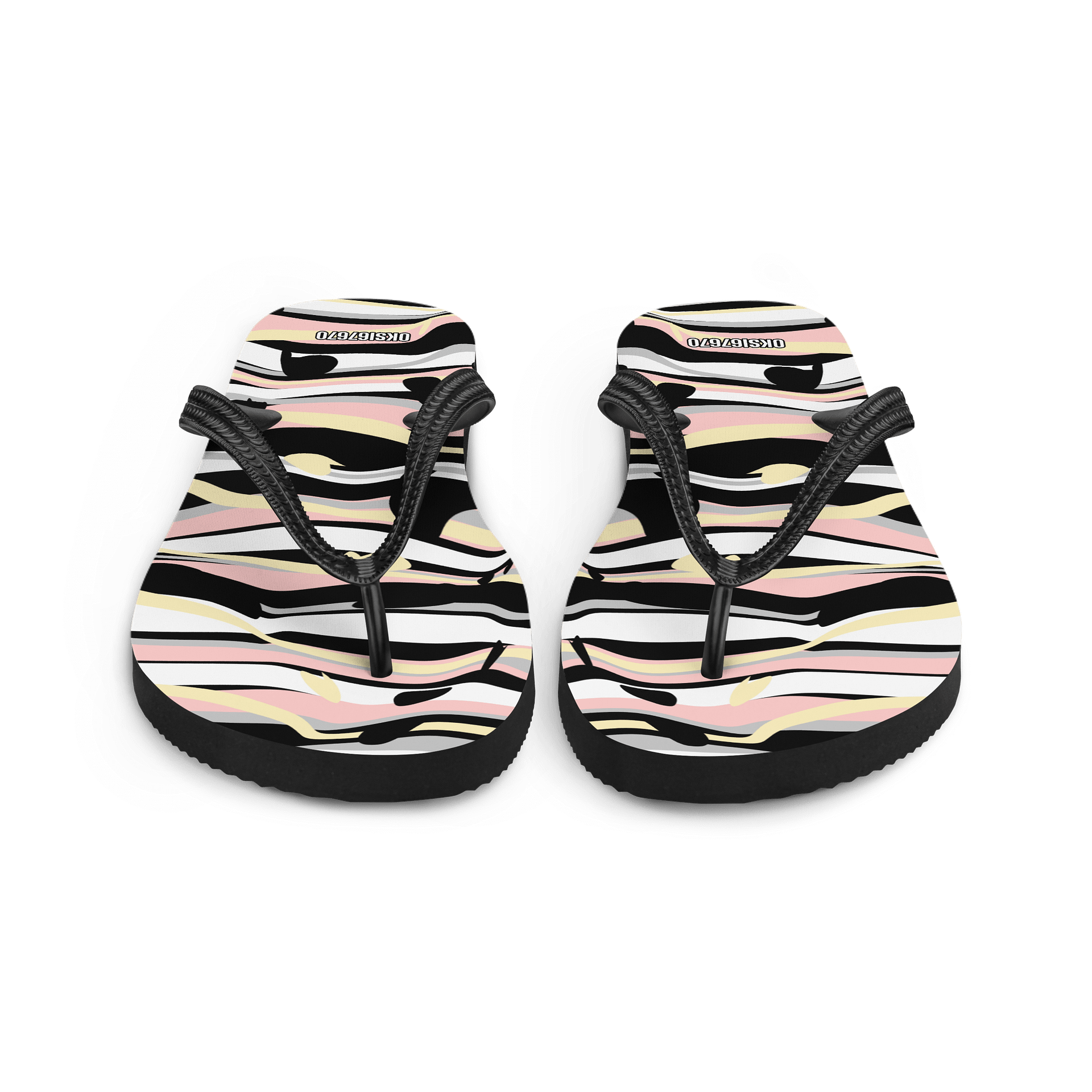 Symmetry Wave Custom Flip-Flops product image (4)