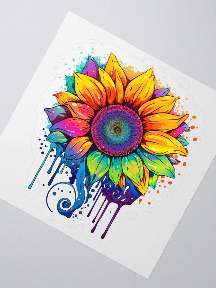 Cosmic Bloom Sticker product image (4)