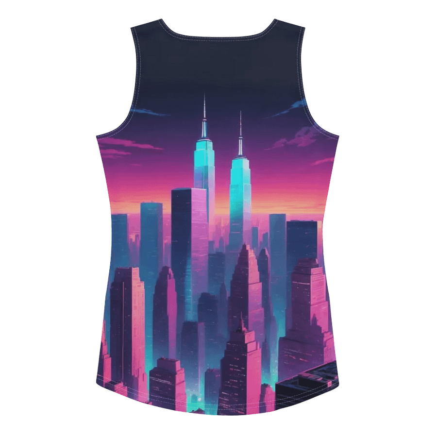 Vaporwave New York City All Over Print Tank Top product image (8)