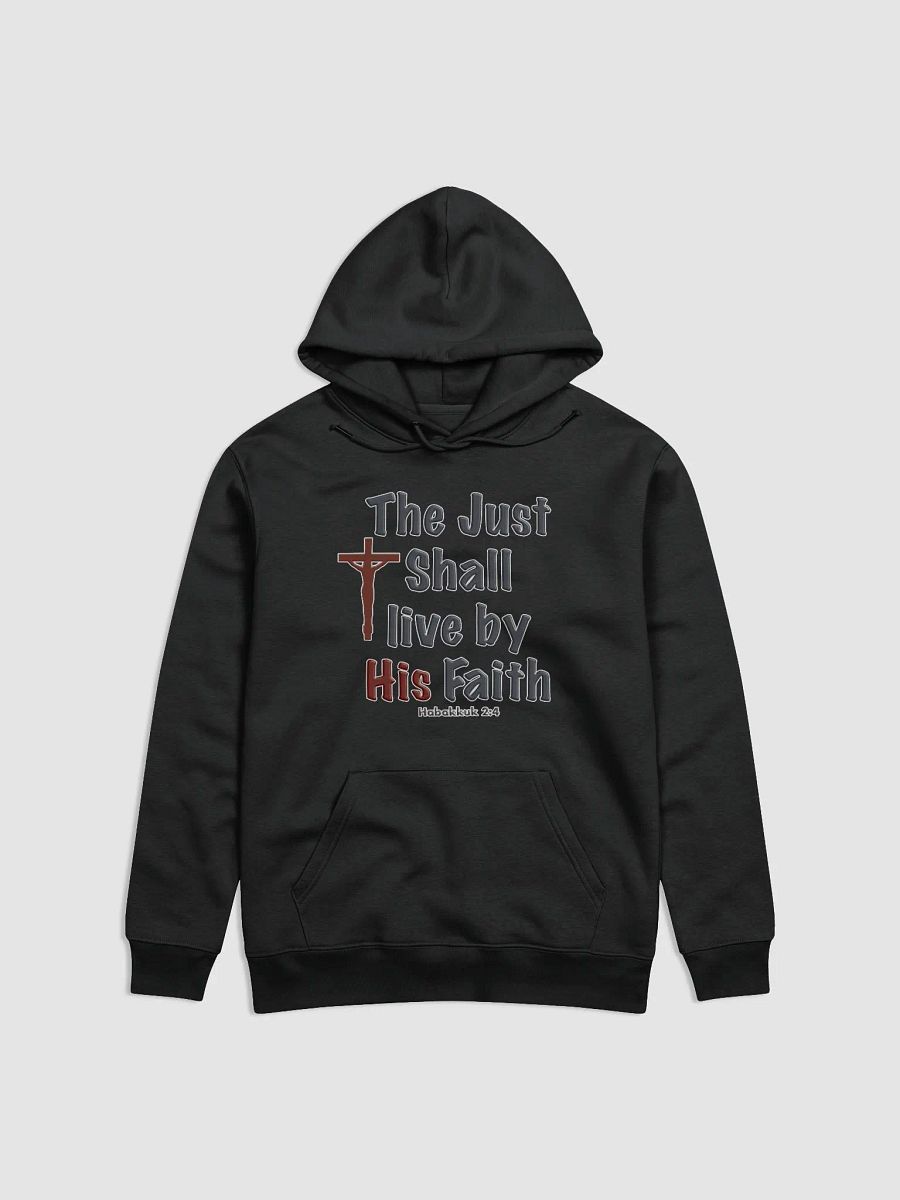"Faith in Action" Organic Cotton Hoodie – Habakkuk 2:4 product image (1)