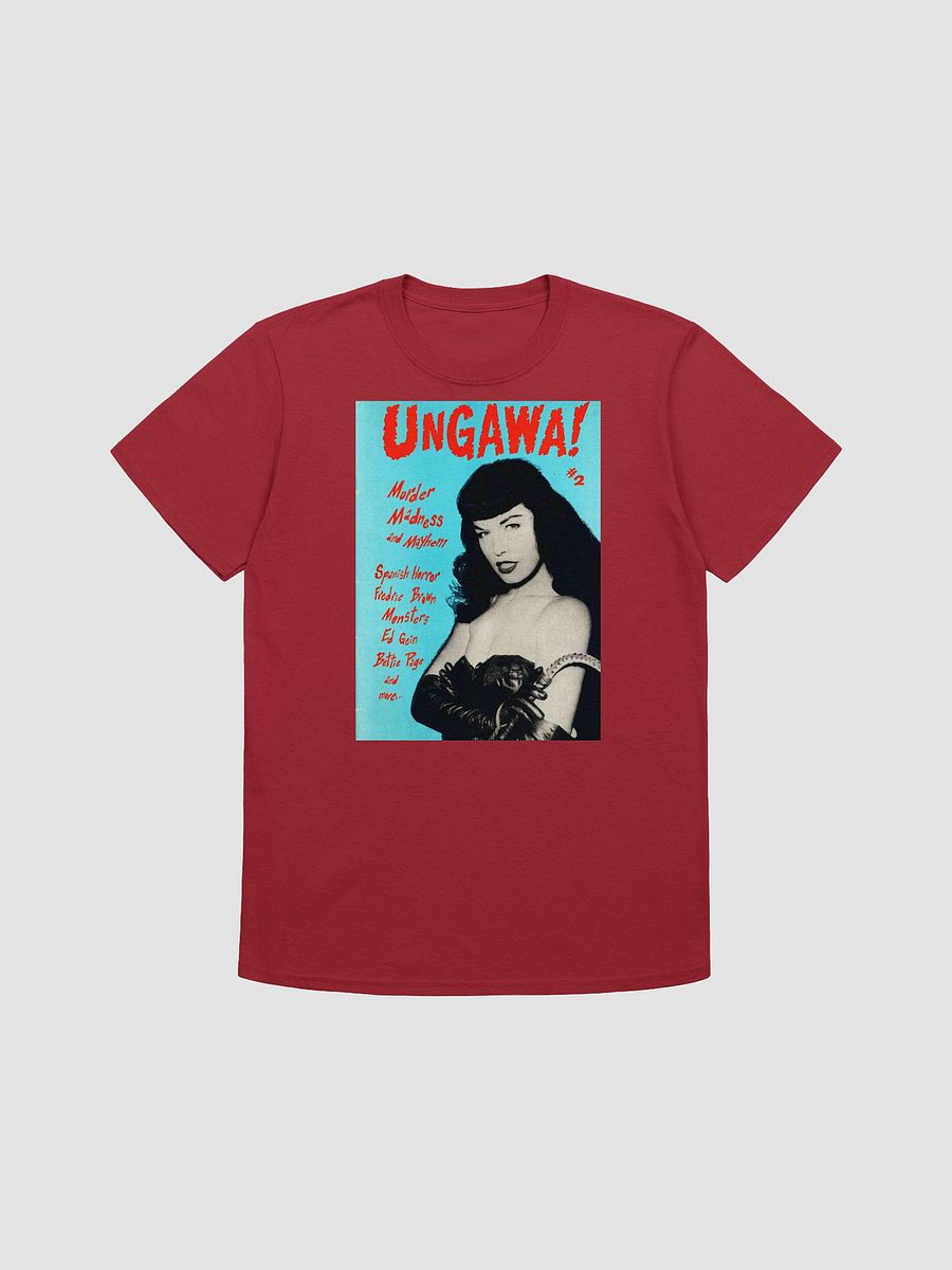 UNGAWA! Betty Page Retro Magazine Cover T-Shirt product image (9)