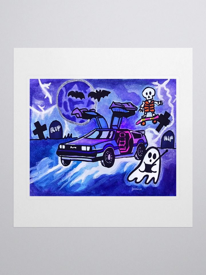 Spooky Speed Machine Sticker product image (1)