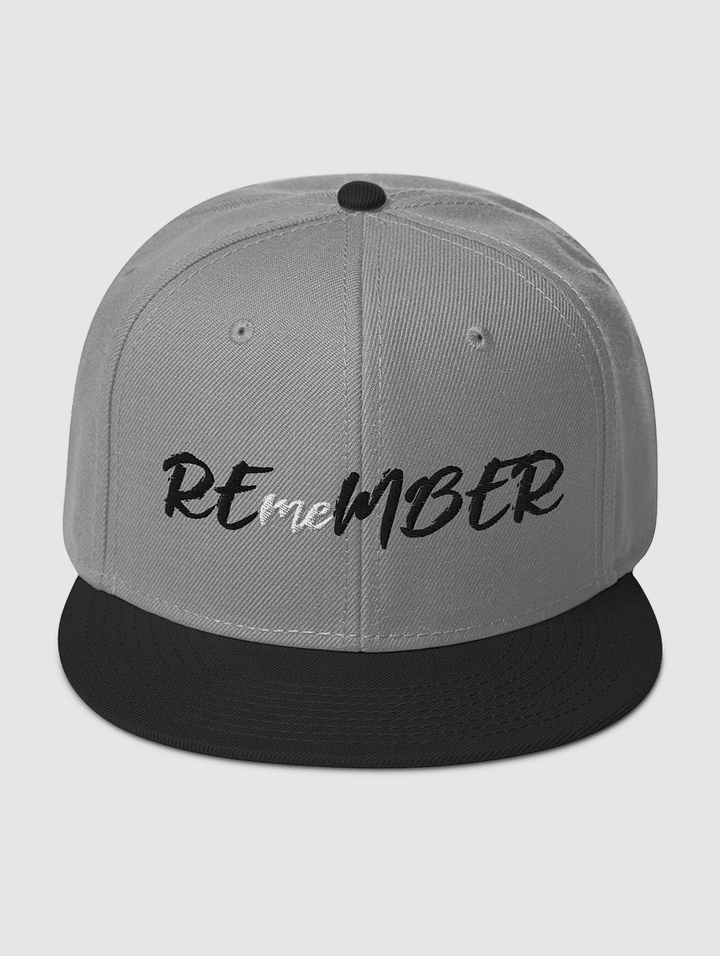 REmeMBER Snapback Hat - Light Grey product image (2)