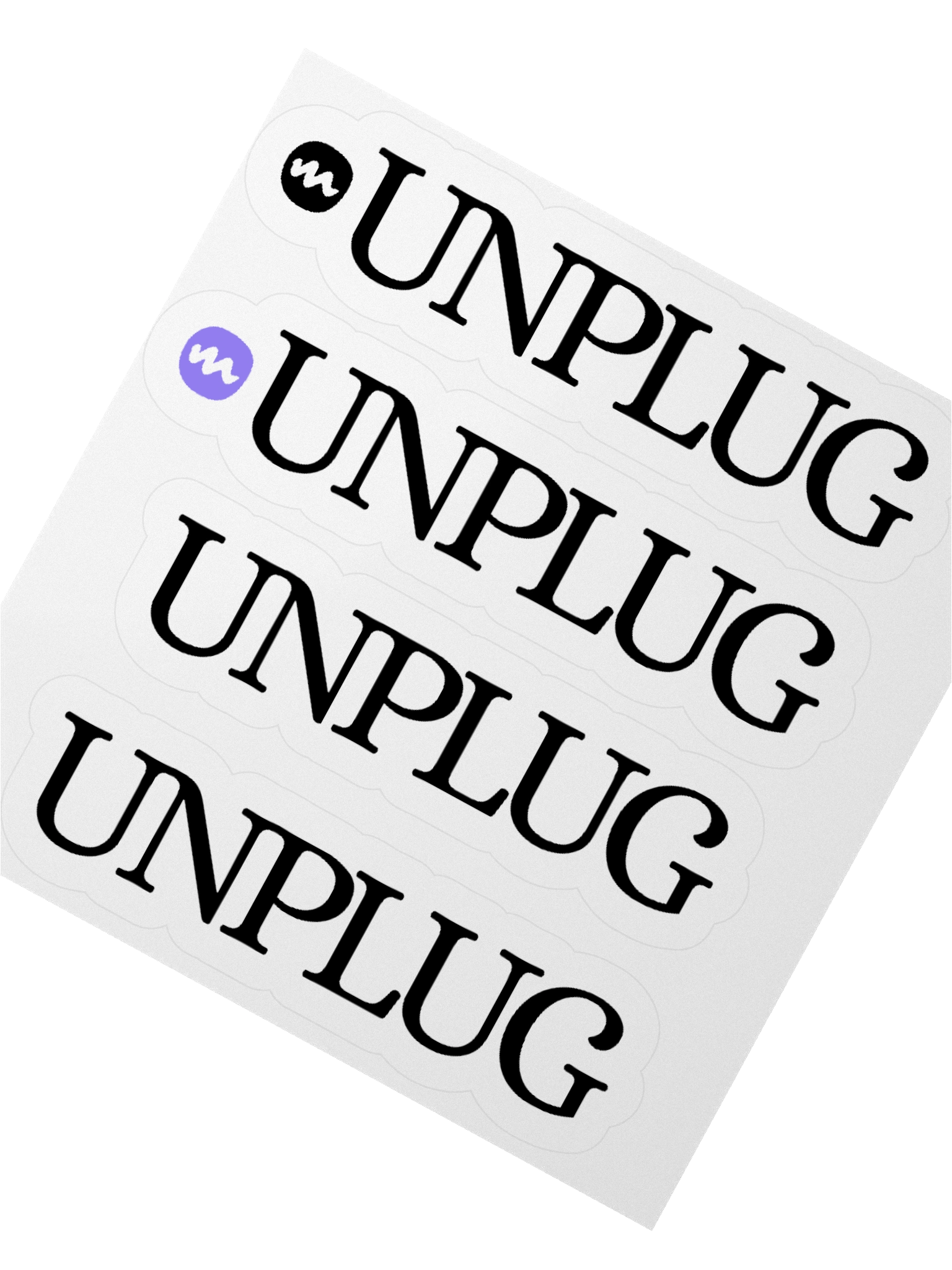 Unplug Sticker Set product image (3)