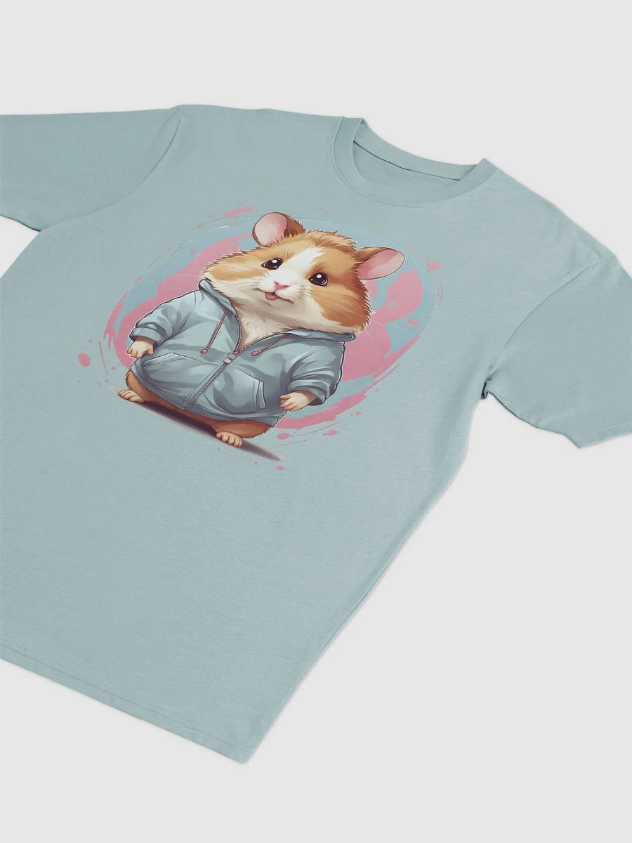 Whimsical Hamster Hoodie Illustration Tee product image (15)
