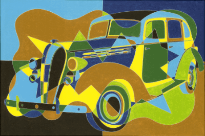Will & Nellie's Ride ('36 Hudson Terraplane) Print product image (1)