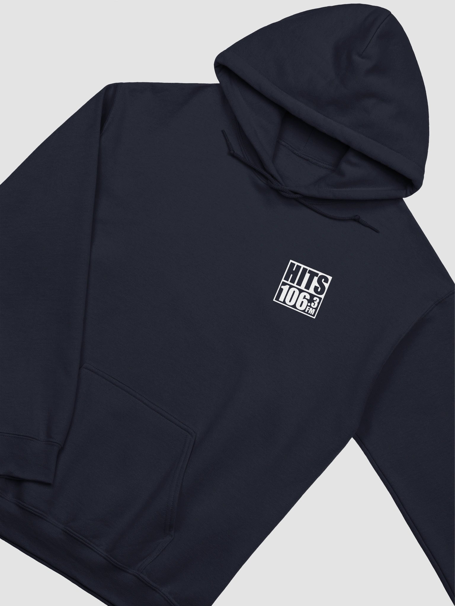 Hits 1063 White Logo Unisex Hoodie product image (3)