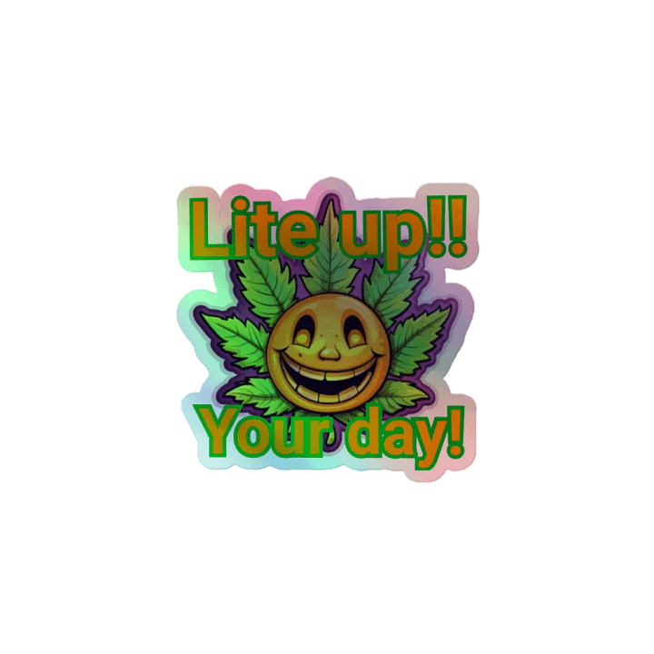 Lite up your day stcker product image (1)