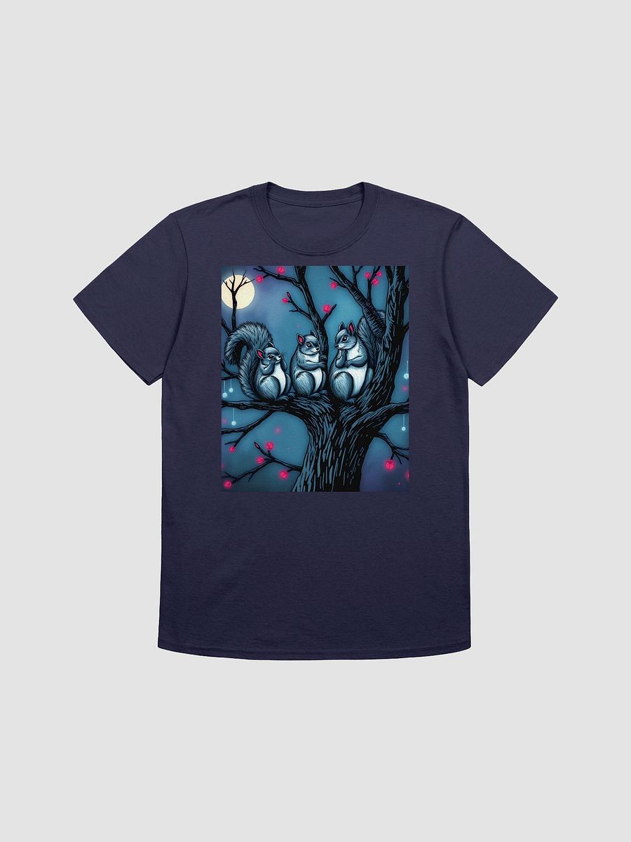 Moonlit Squirrel Trio T-Shirt product image (1)