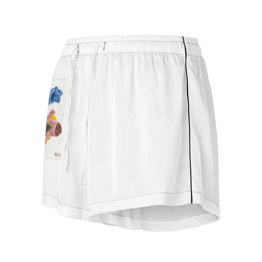 Kid Airplane (All-Over Print Women's Pajama Shorts) product image (1)