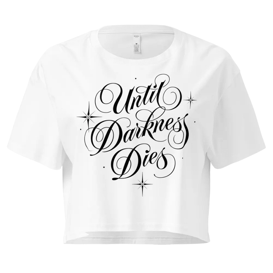 Until Darkness Dies (simple design) Women's Premium Crop Top product image (109)
