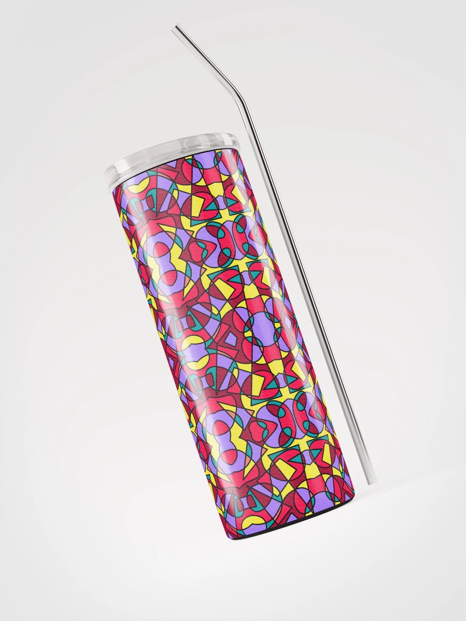 Retro Circus Ticket – Stainless Steel Tumbler product image (3)