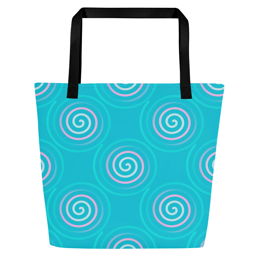 Beautiful Minimalist Ocean Swirl Pattern All Over Print Tote product image (2)