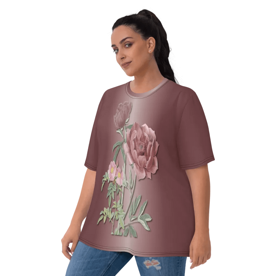 Floral Themed All Over Print T-shirt product image (3)