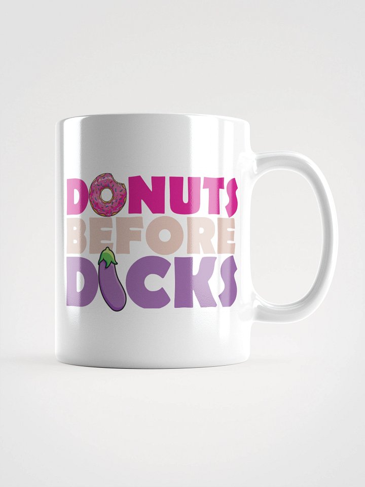 DONUTS BEFORE DICKS MUG product image (1)
