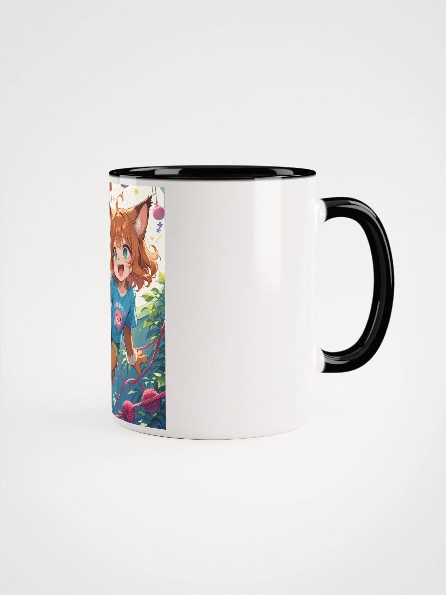 Animated Cat Girl Ceramic Mug product image (1)