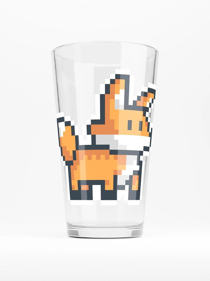 Foxy Pixel Shaker Pint Glass product image (1)