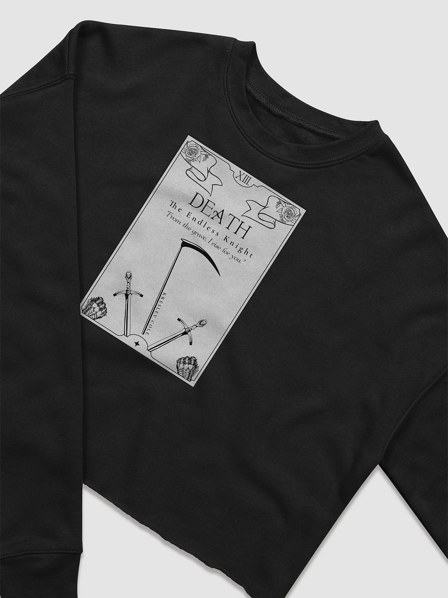 Death Card Crop Sweatshirt product image (3)