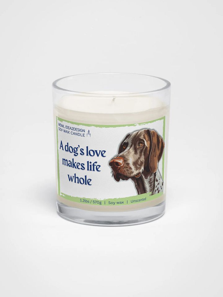German Shorthaired Pointer Dog Lover Best Gift, Large Capacity, Great Value & Eco-Friendly Candle – 1.2 lbs of Pure Serenity product image (1)