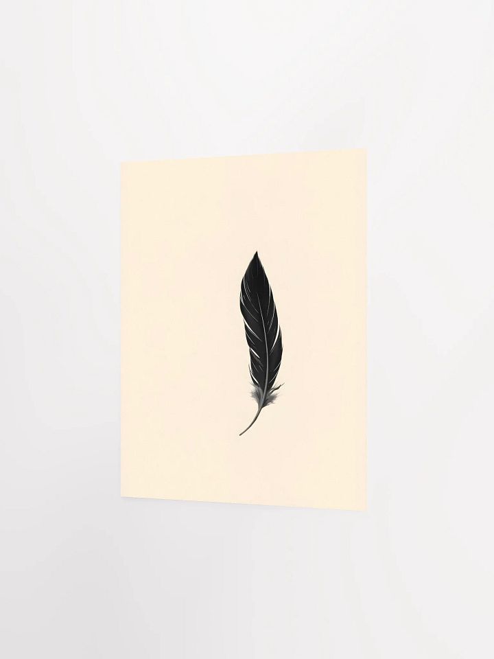 Elegant Black Feather product image (9)