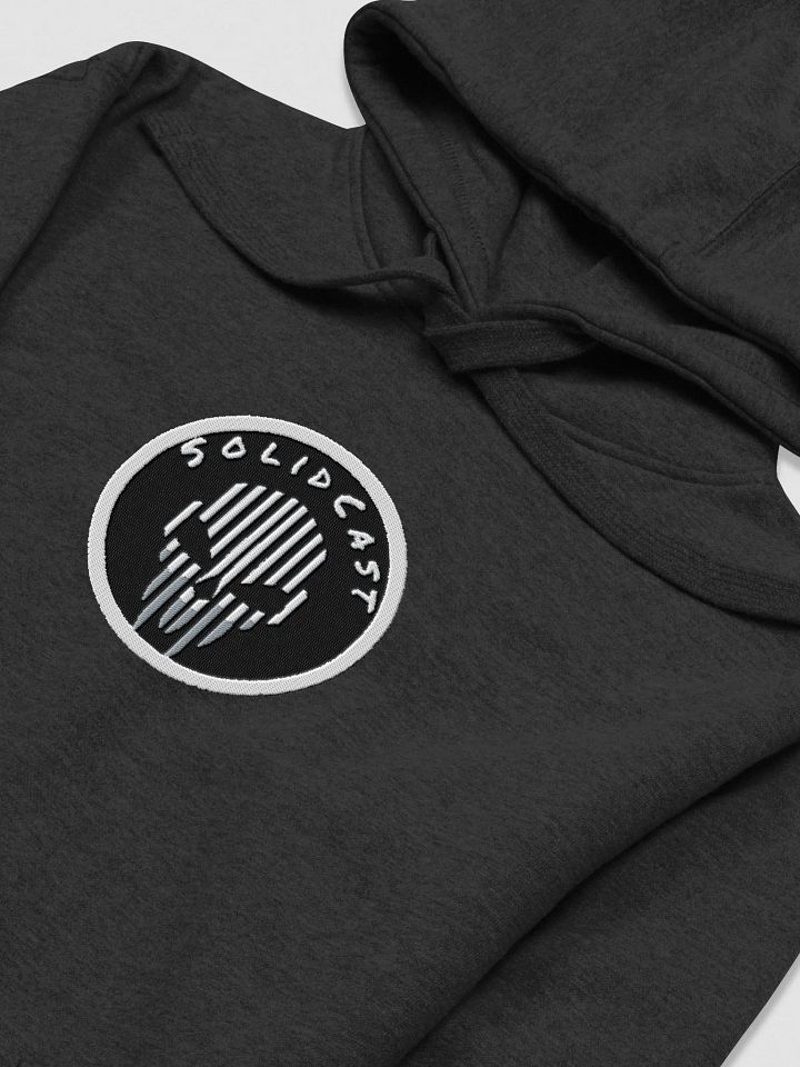 SolidCast Premium Hoodie Wht/Blk product image (1)